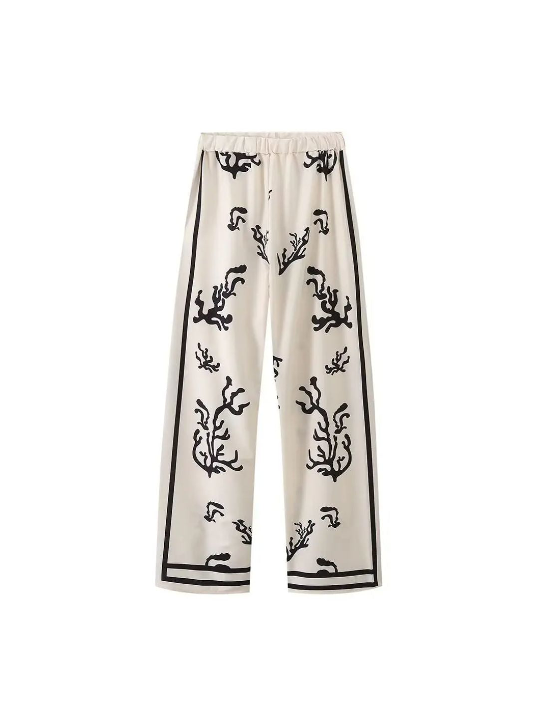 Conjunto de Cetim Feminino Estampado Ester