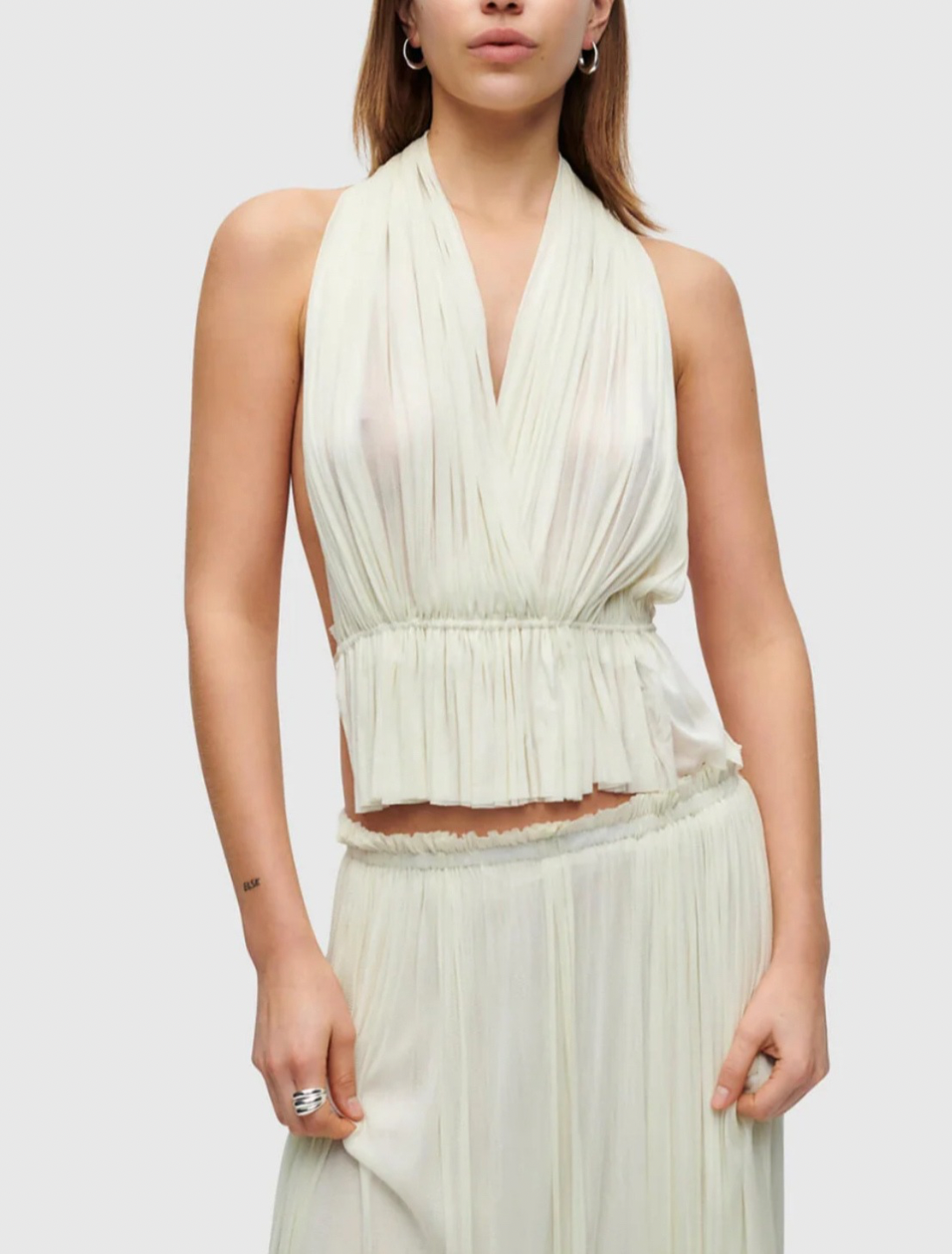 Conjunto Feminino Plissado Dalmaso
