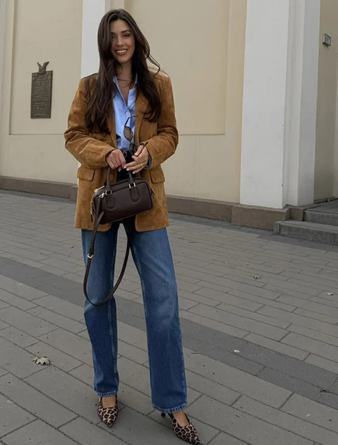Blazer Feminino de Camurça Saville