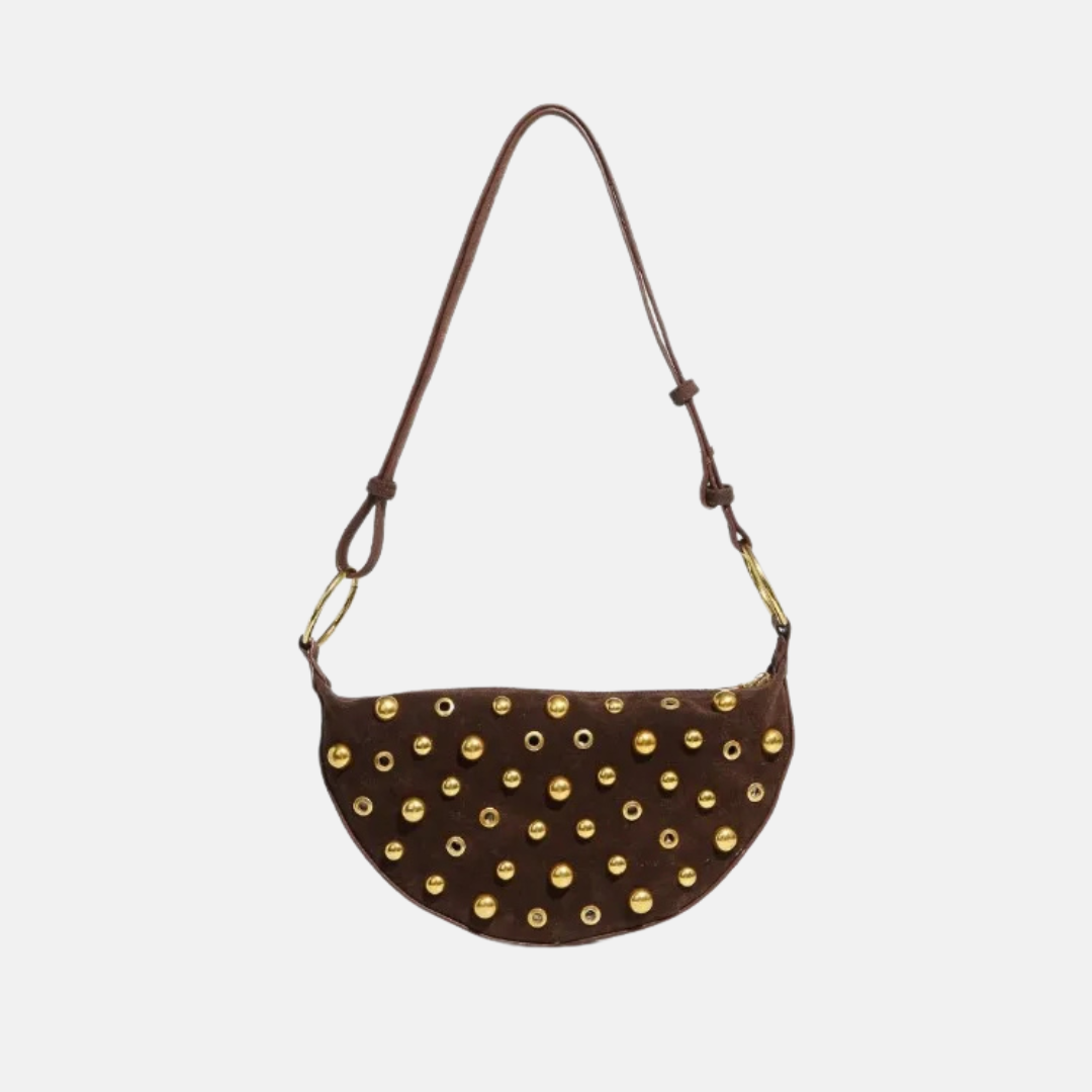 Bolsa Stud Glam Marsala