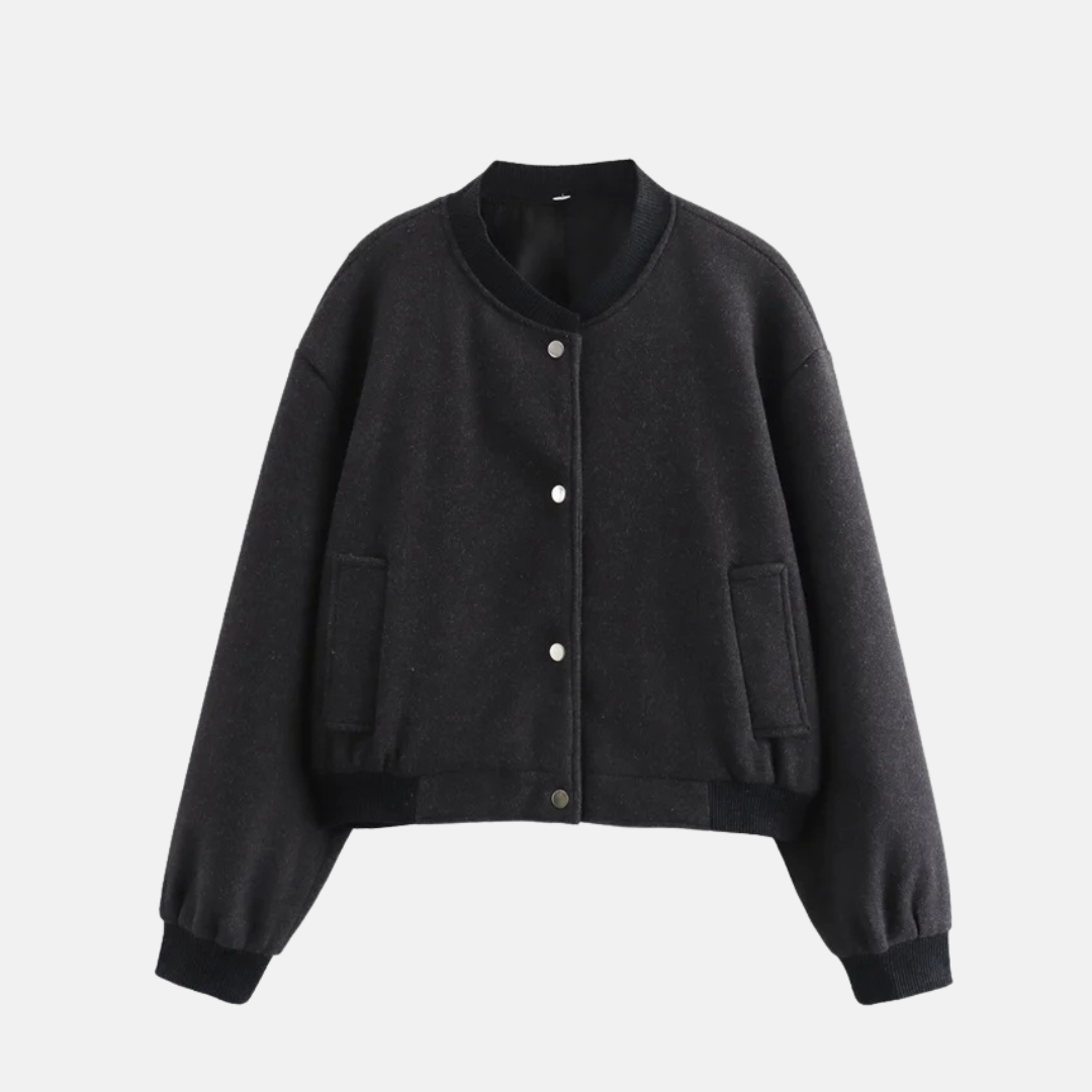 Casaco Bomber Ivory Chic