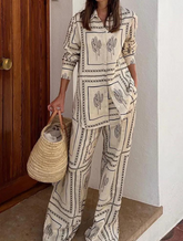 Conjunto Feminino Estampado Empire Cactus