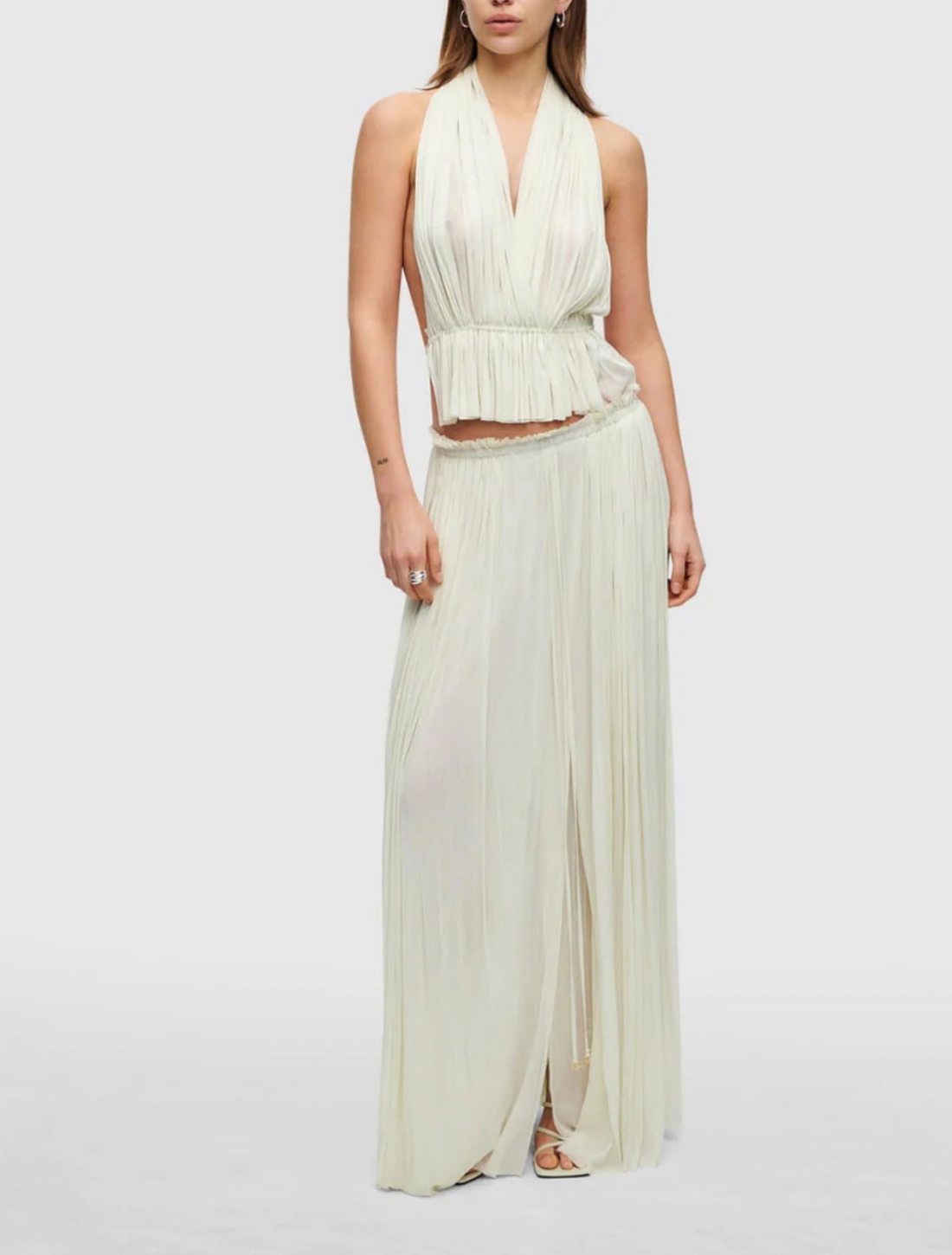 Conjunto Feminino Plissado Dalmaso