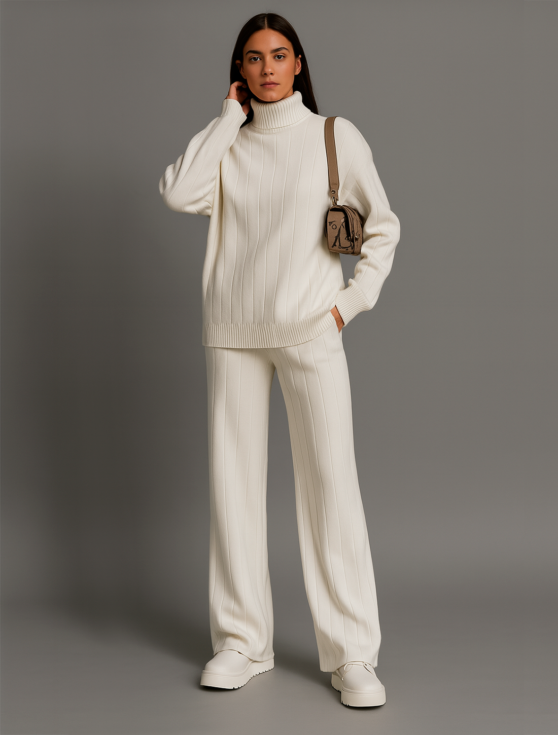 Conjunto Knit Ártico