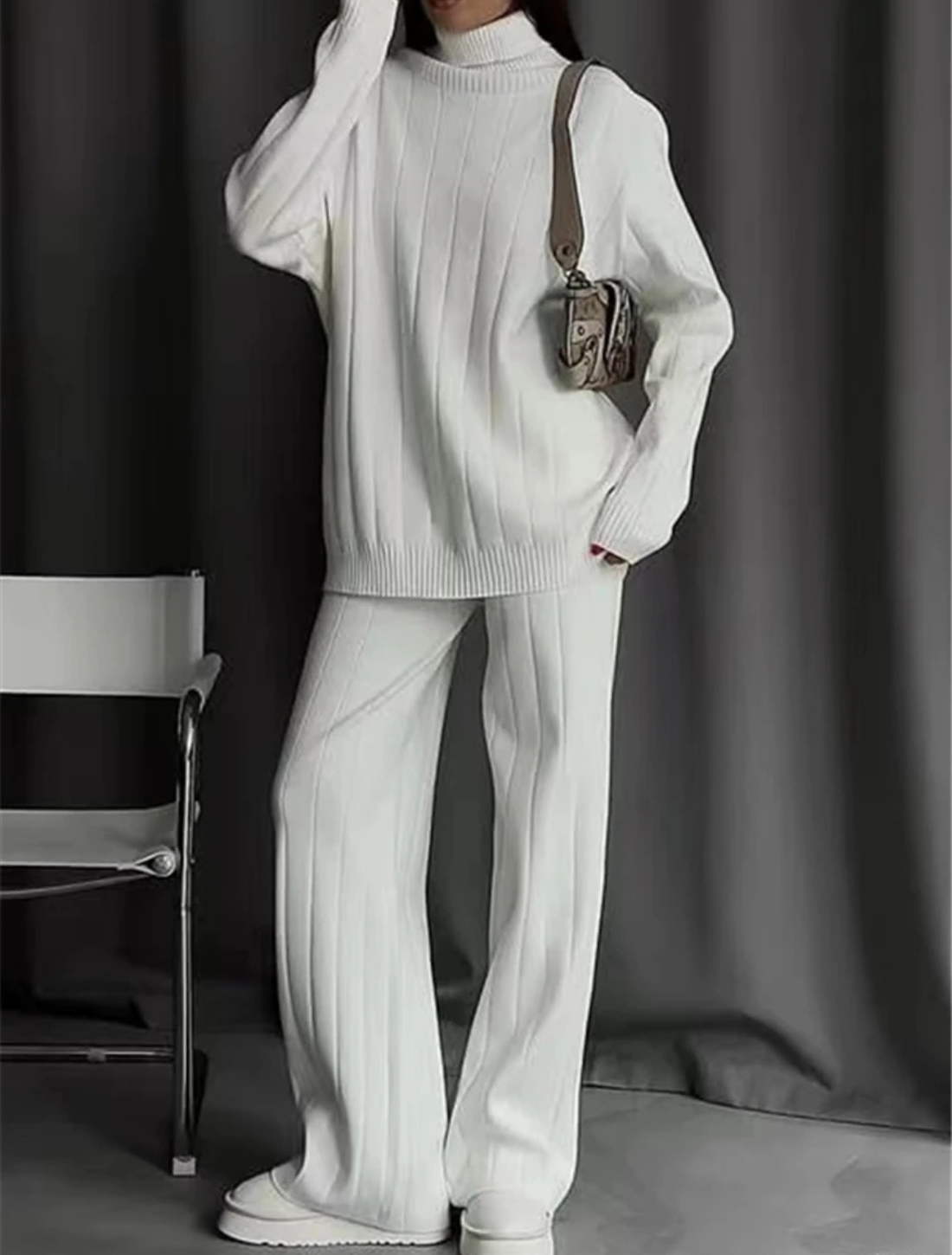 Conjunto Knit Ártico