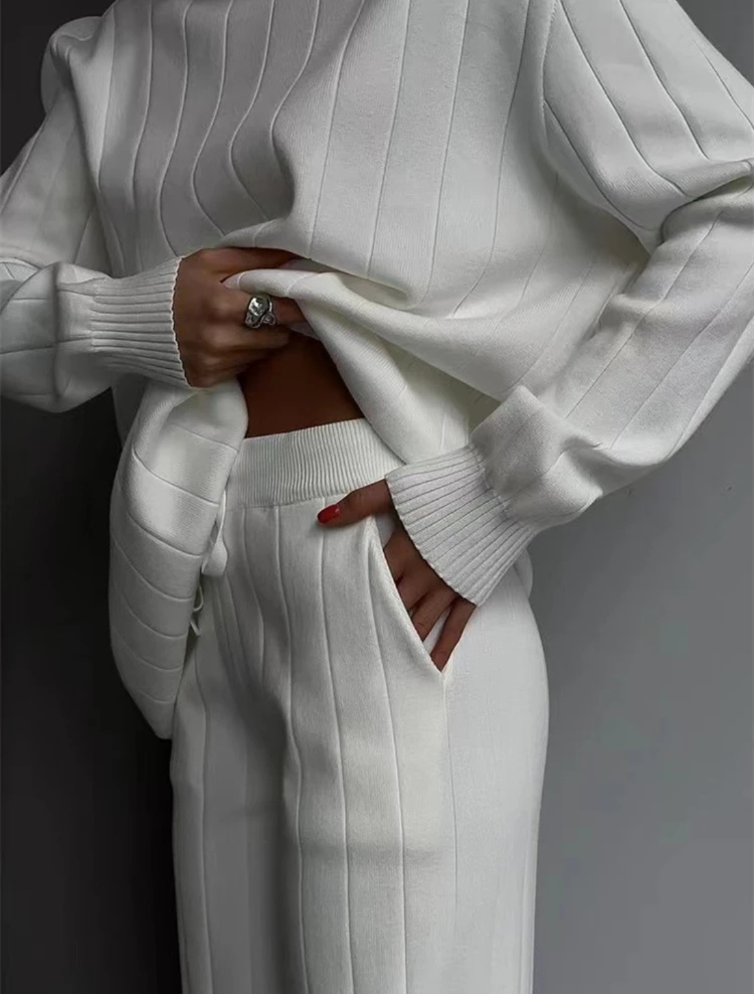 Conjunto Knit Ártico