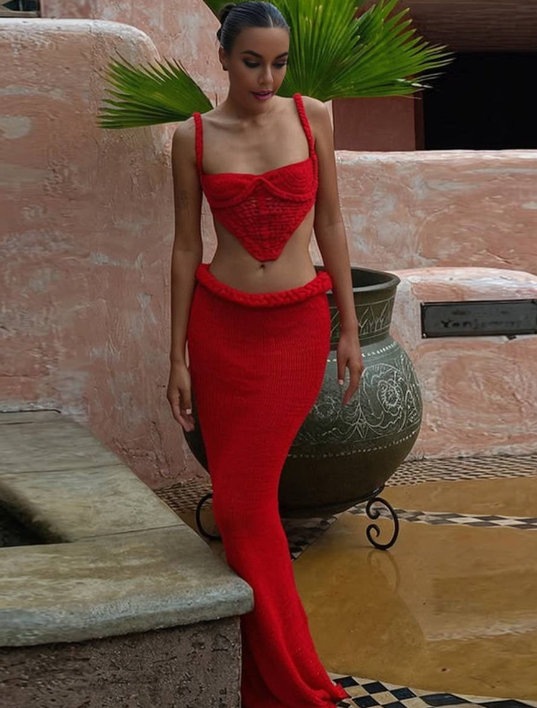 Conjunto Trançado Del Mare