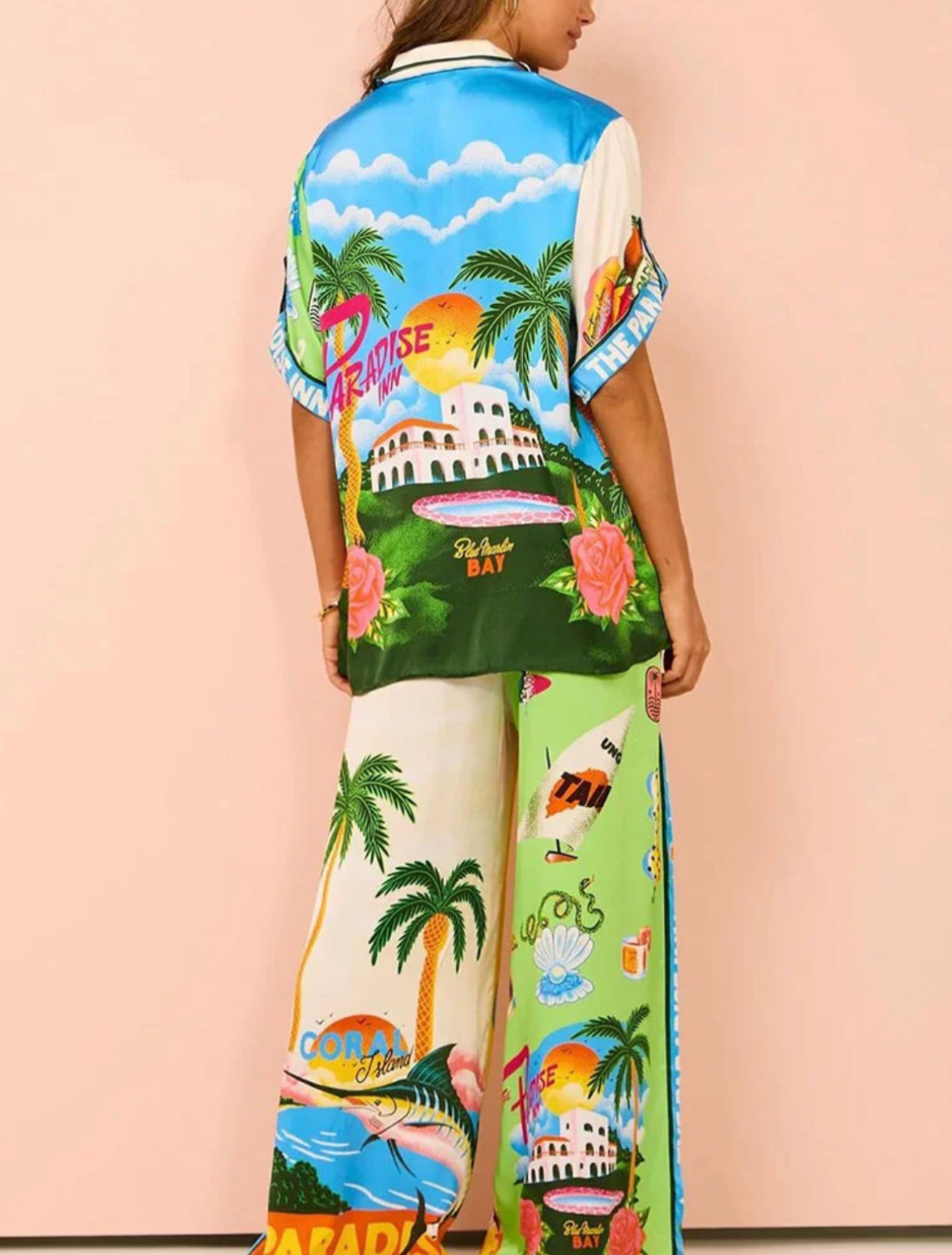 Conjunto Feminino Estampado Holiday Paradise