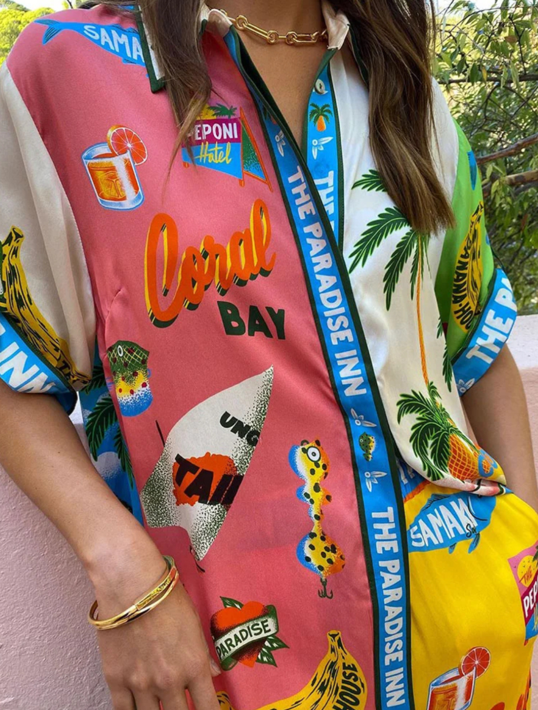 Conjunto Feminino Estampado Holiday Paradise
