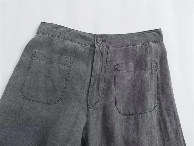 Conjunto Feminino de Linho Flávia