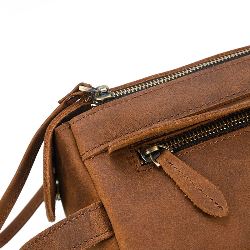 Necessaire Masculina de Couro Andrea