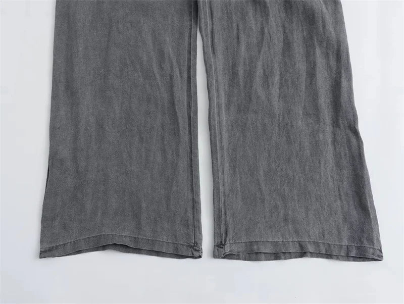 Conjunto Feminino de Linho Flávia