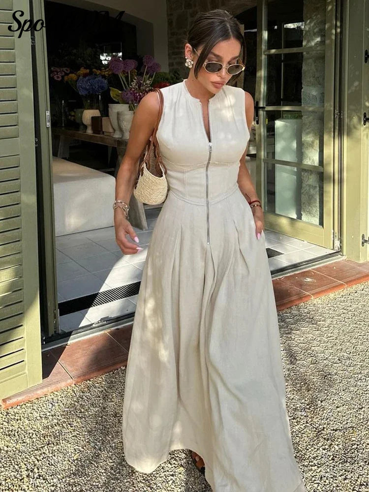 Vestido Longo Decotado Alice