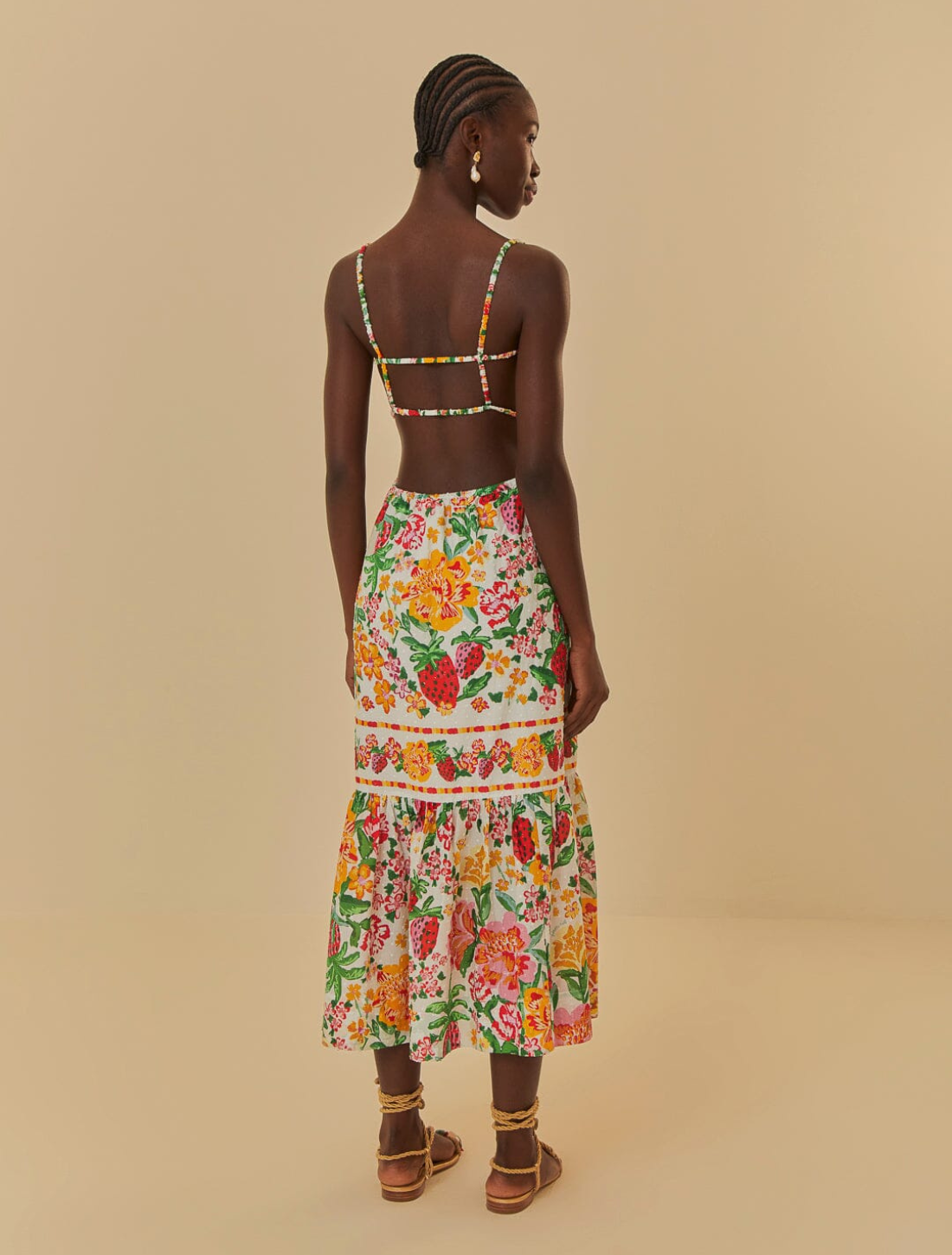 Vestido Jardim Tropical