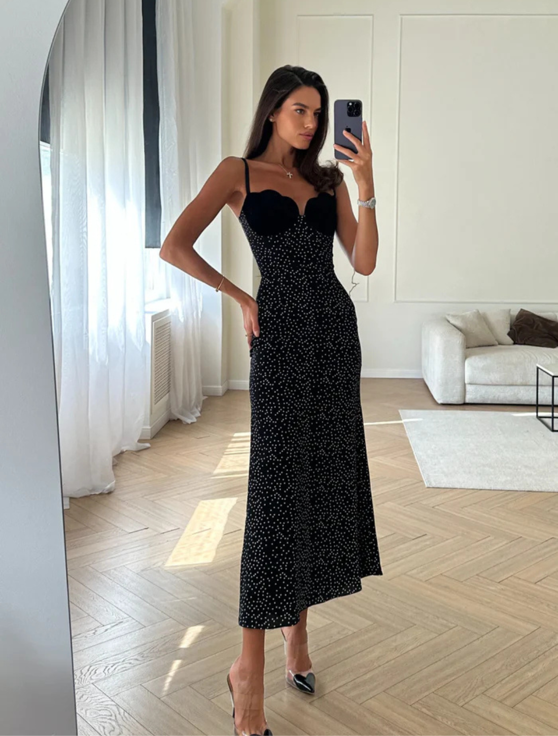 Vestido Midi Estampado Noiré