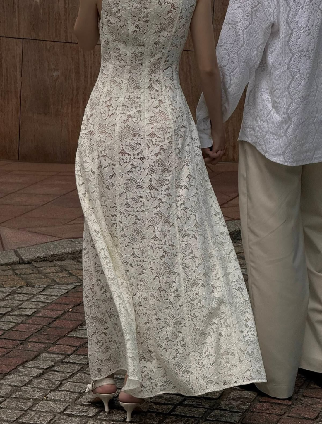 Vestido Longo de Renda Alhambra