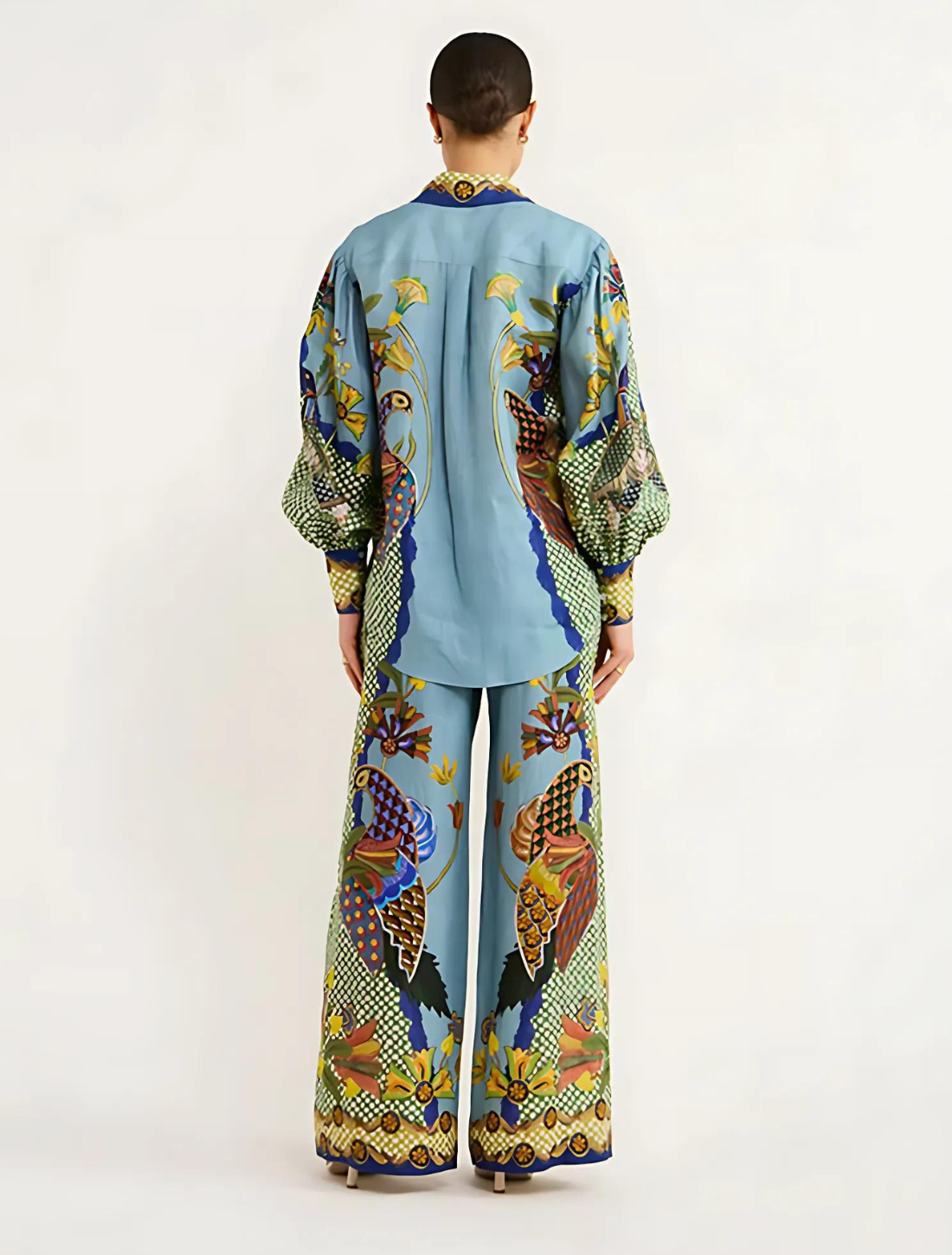 Conjunto Feminino Estampado Sabrina Birds