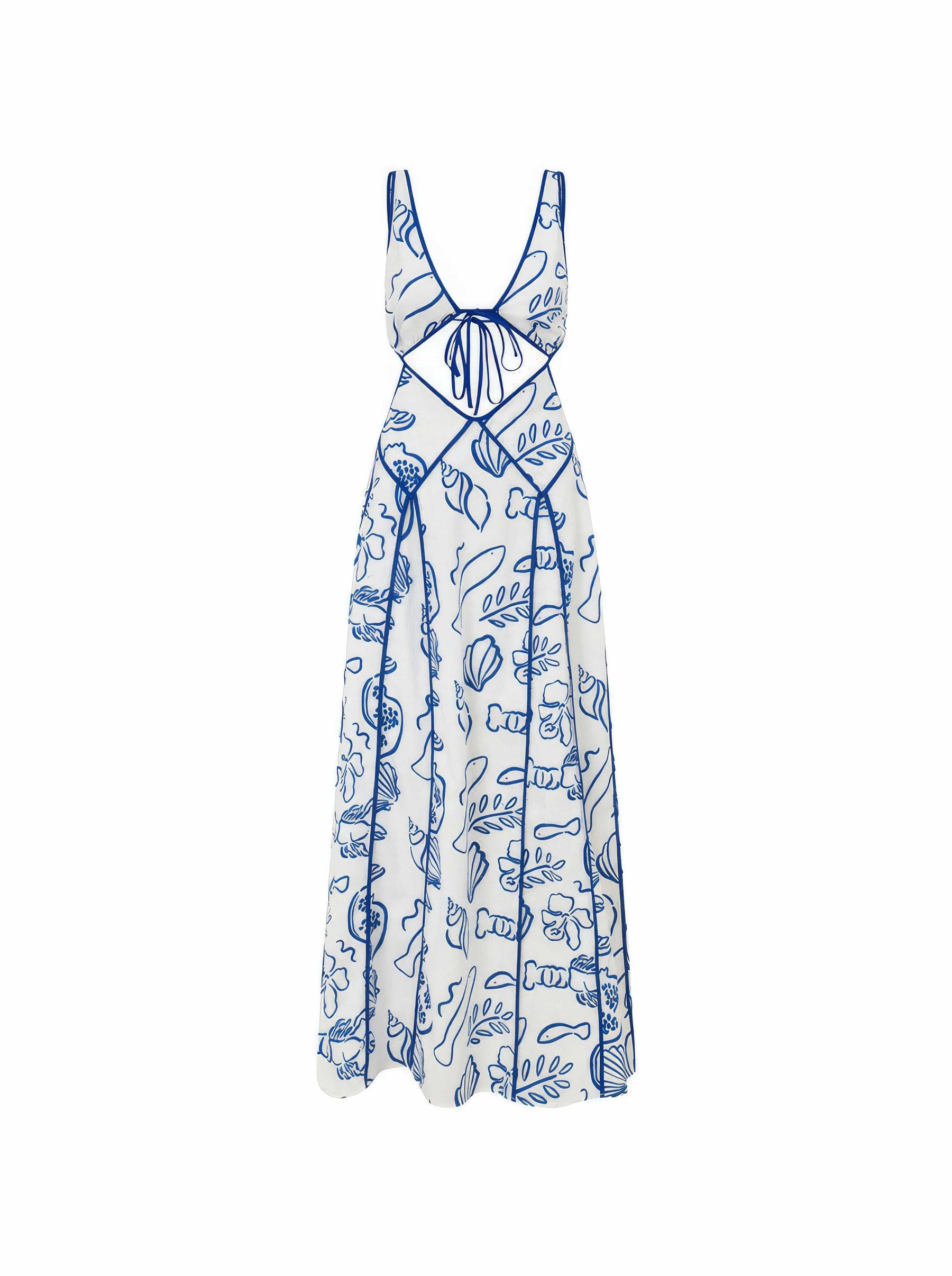 Vestido Estampado Carolina Longo