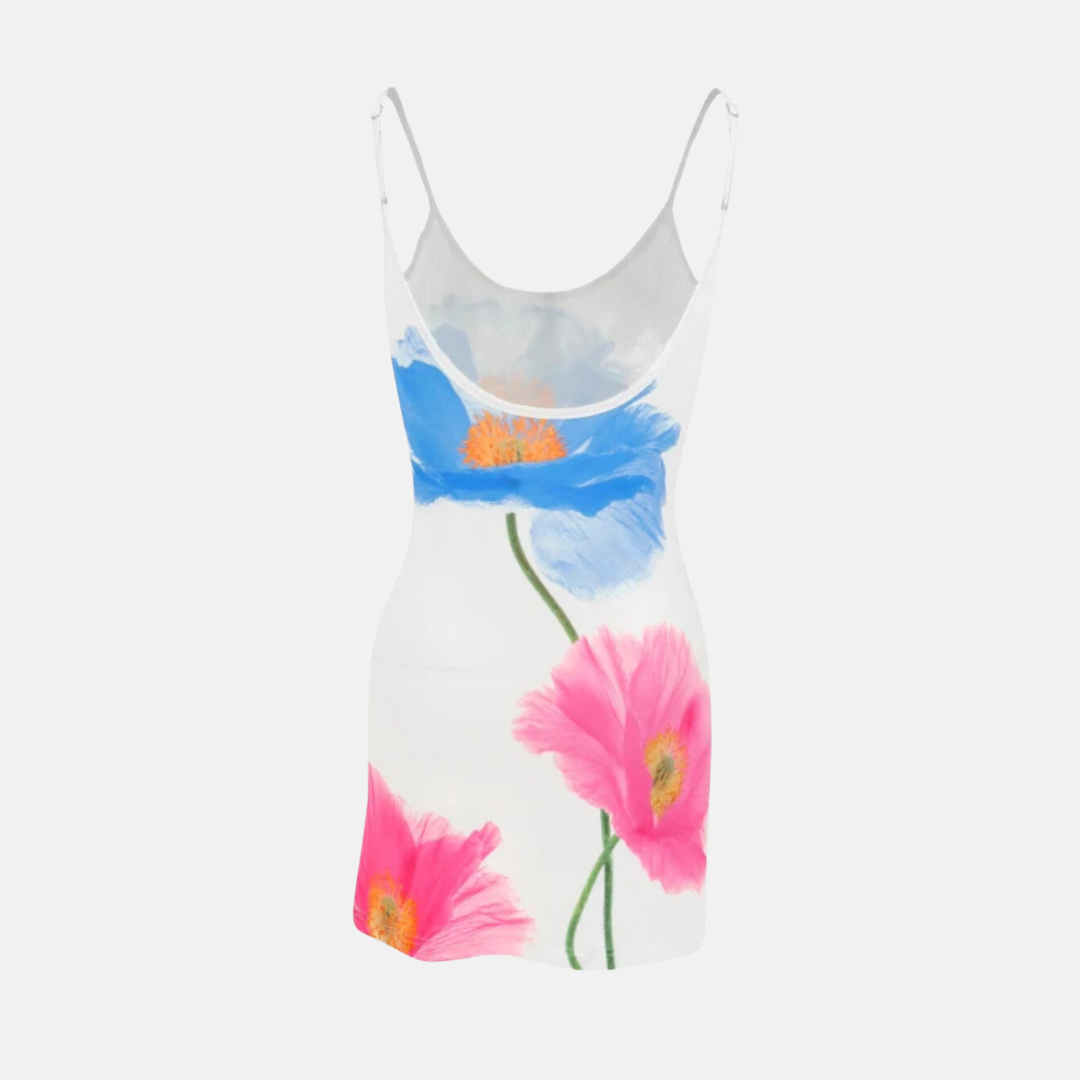 Vestido Curto Estampa Florar de Verão - Bloom