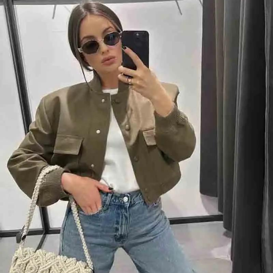 Jaqueta Bomber Vintage