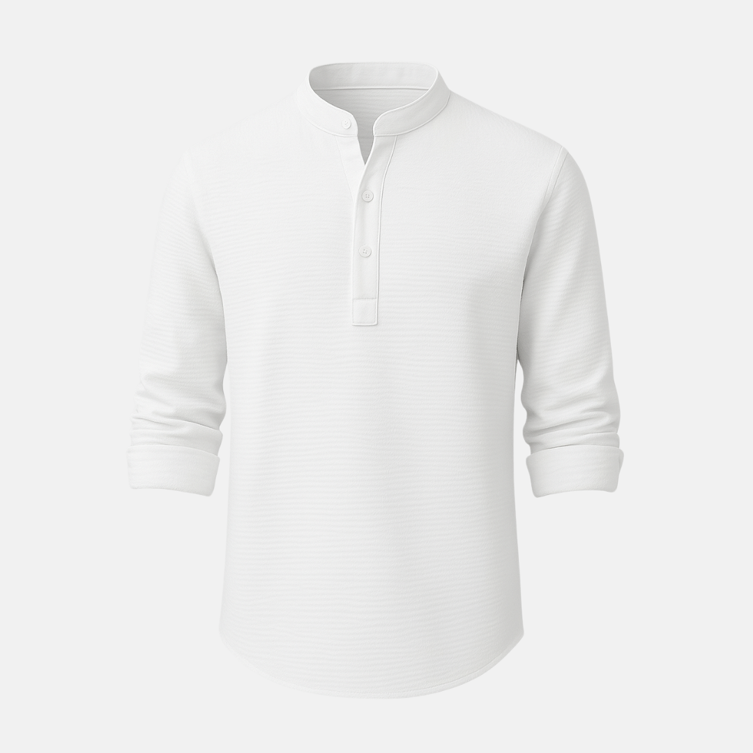 Camiseta Masculina Gola Mandarim Cotton Priest