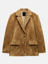 Blazer Feminino de Camurça Saville