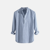 Camisa de Linho Listrada Charles