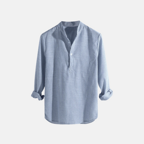 Camisa de Linho Listrada Charles