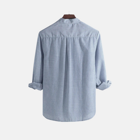 Camisa de Linho Listrada Charles
