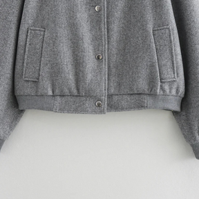 Casaco Bomber Ivory Chic