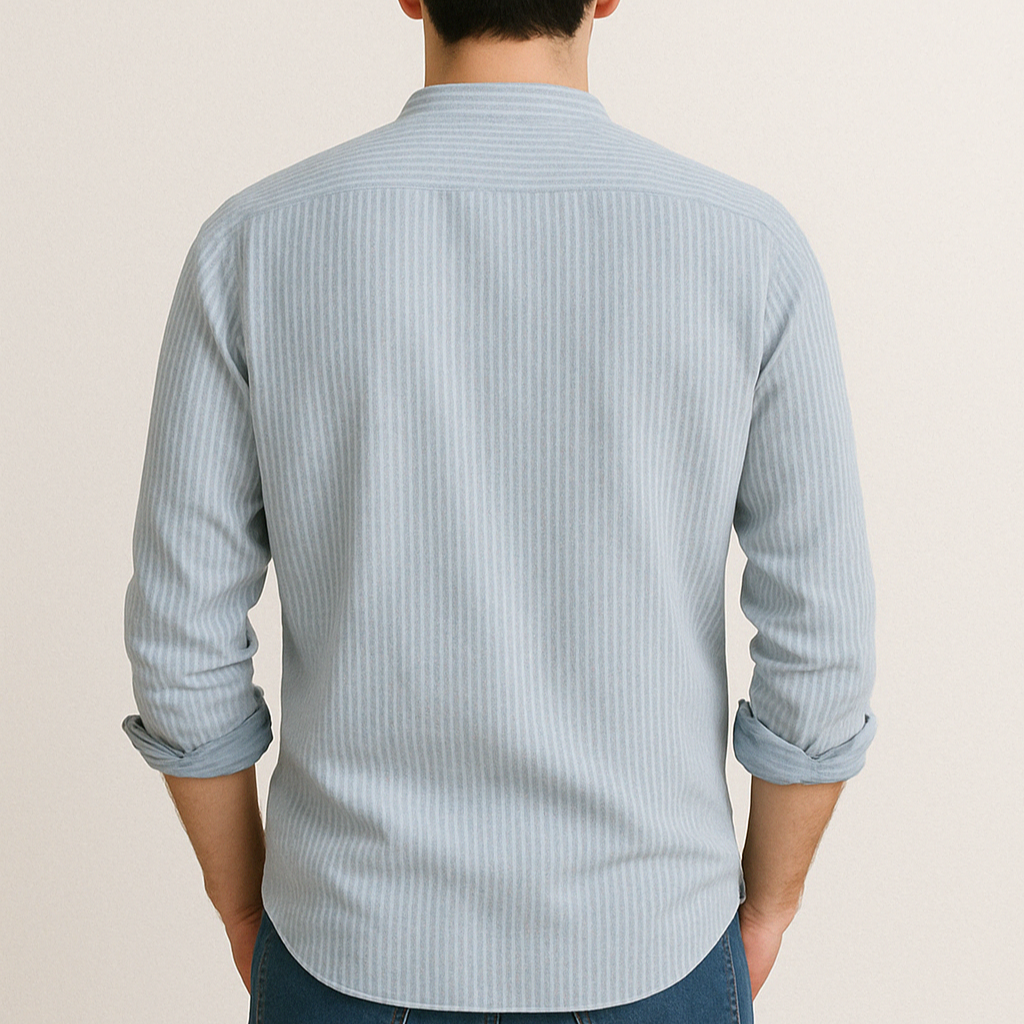Camisa de Linho Listrada Charles