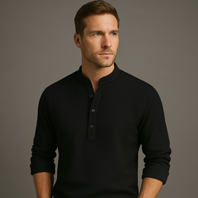 Camiseta Masculina Gola Mandarim Cotton Priest