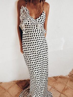 Vestido Maxi de Bolinhas Florença