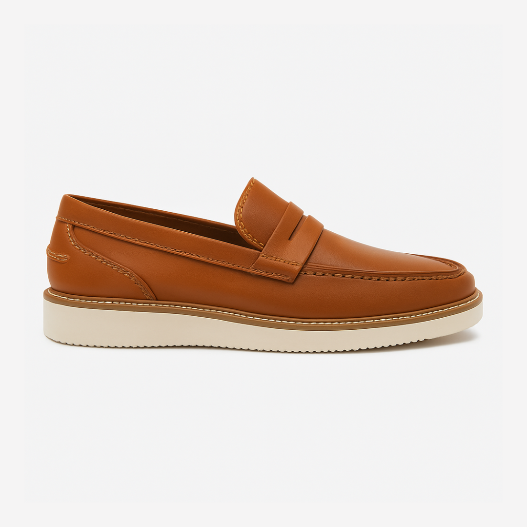 Mocassim Couro Lemann