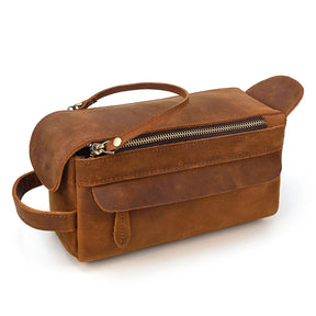 Necessaire Masculina de Couro Andrea