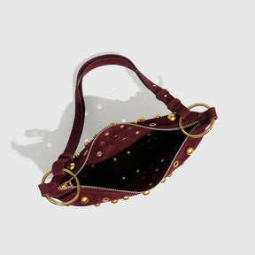 Bolsa Stud Glam Marsala