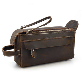 Necessaire Masculina de Couro Andrea