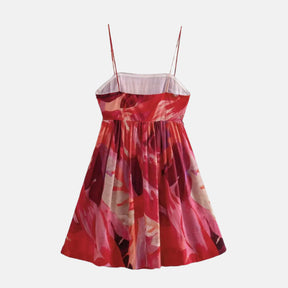 Vestido Curto Floral Positano