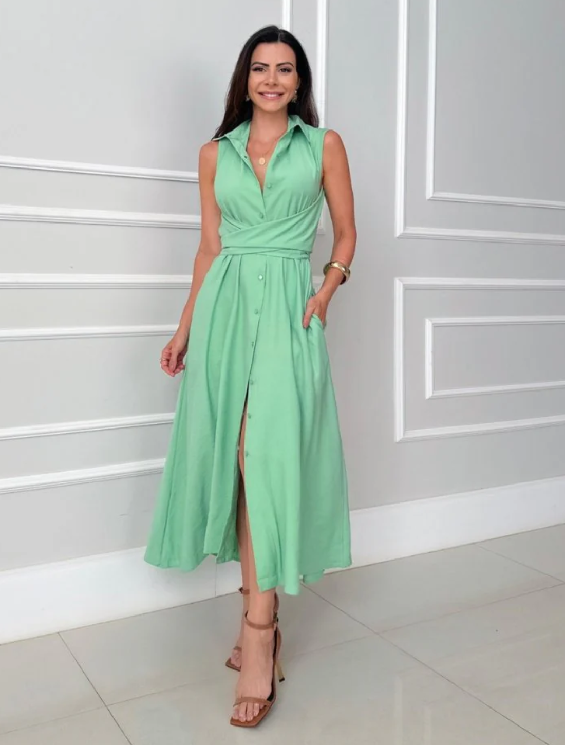 Vestido Longo Ébano