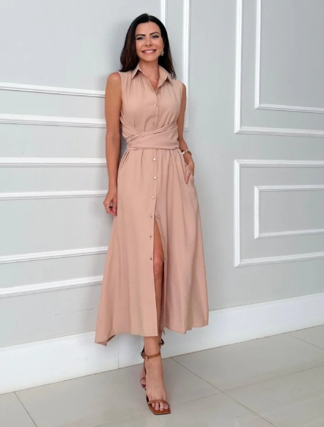 Vestido Longo Ébano