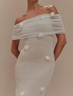 Vestido Longo Texturizado Liora