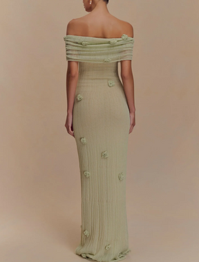 Vestido Longo Texturizado Liora