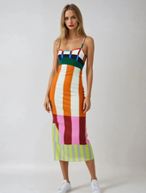 Vestido Maxi Multicolorida Martha