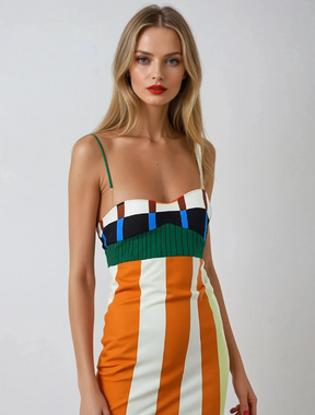 Vestido Maxi Multicolorida Martha