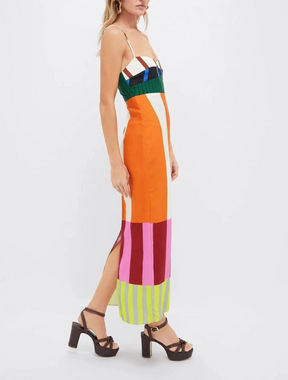 Vestido Maxi Multicolorida Martha