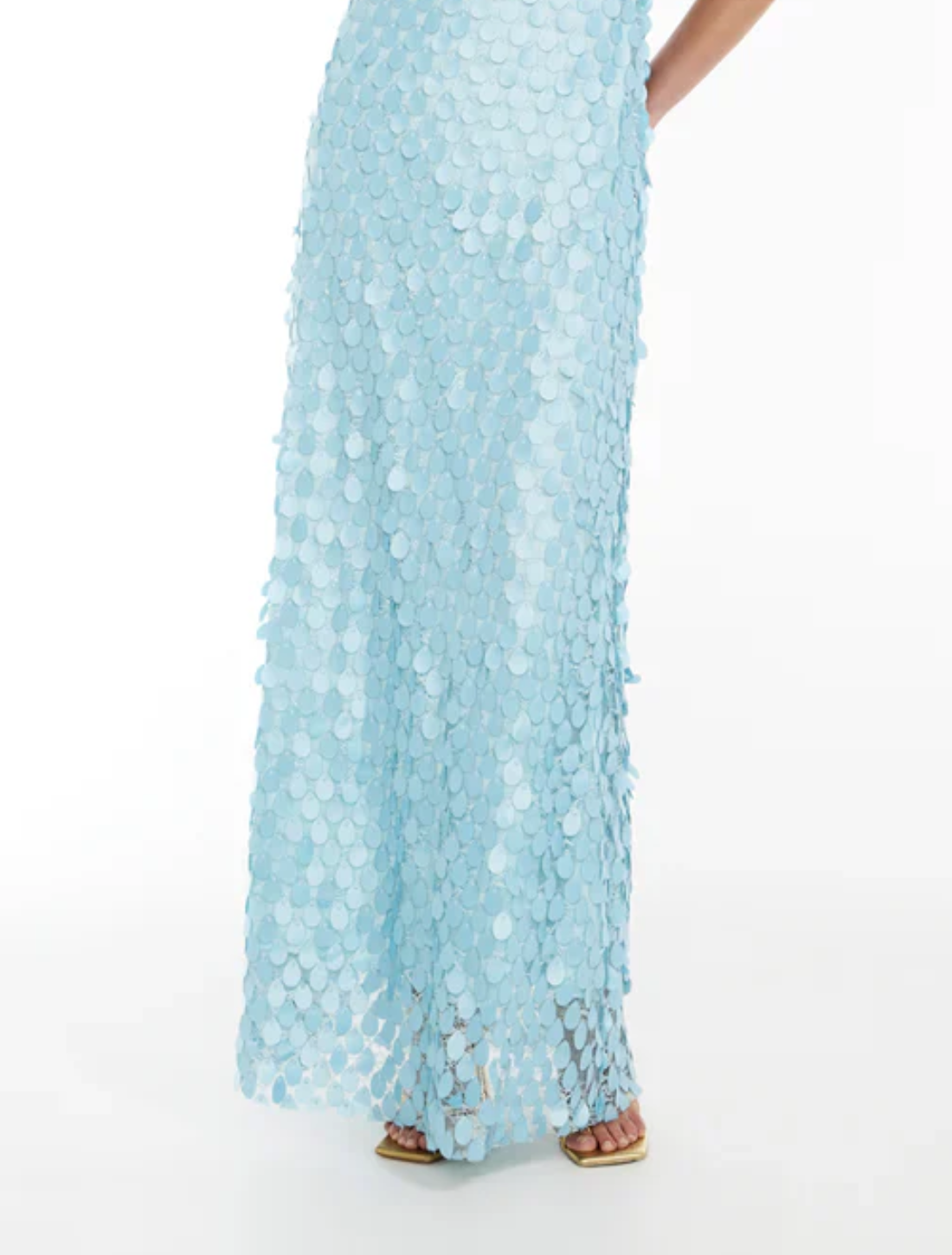 Vestido Midi Paetês Sirena