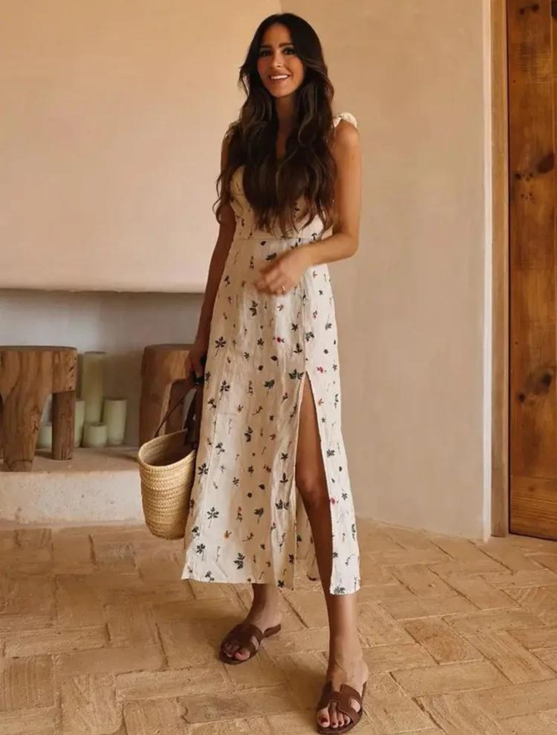 Vestido Midi de Linho Spindola