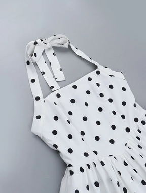 Vestido Poá Coquette Belle