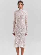 Vestido de Renda Encanto Latté