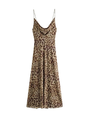 Vestido de Oncinha Longo Ocellot